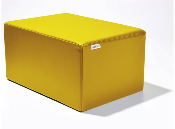 Holdning/Støtte Puff 60 x 40 x 30 cm Gul